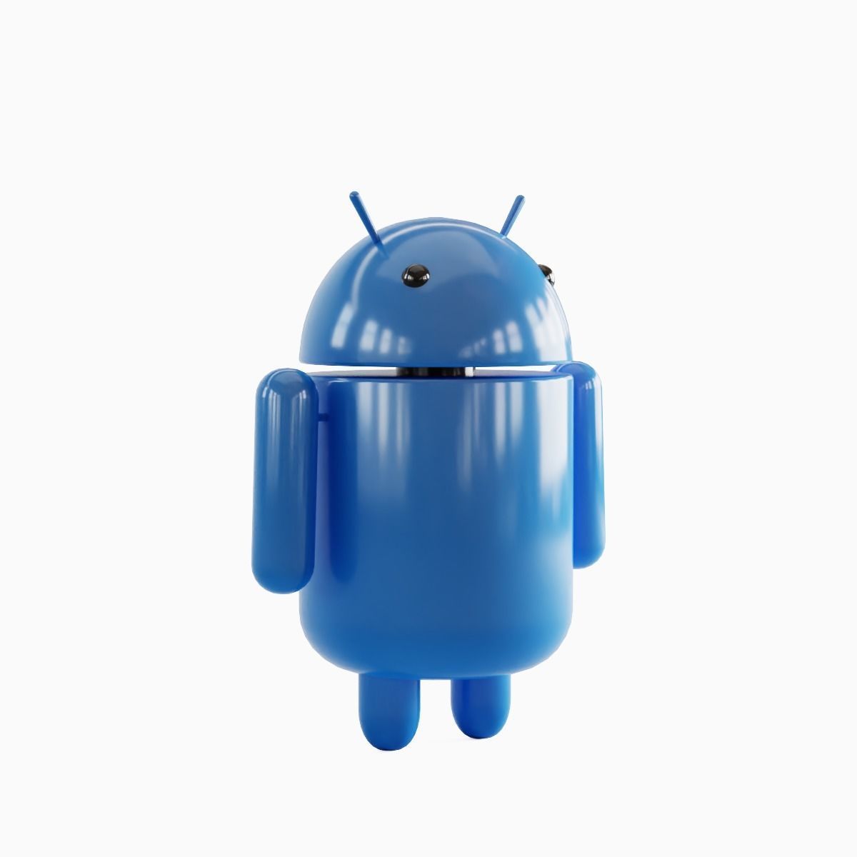Android Robot 06 Low-poly 3D model_2