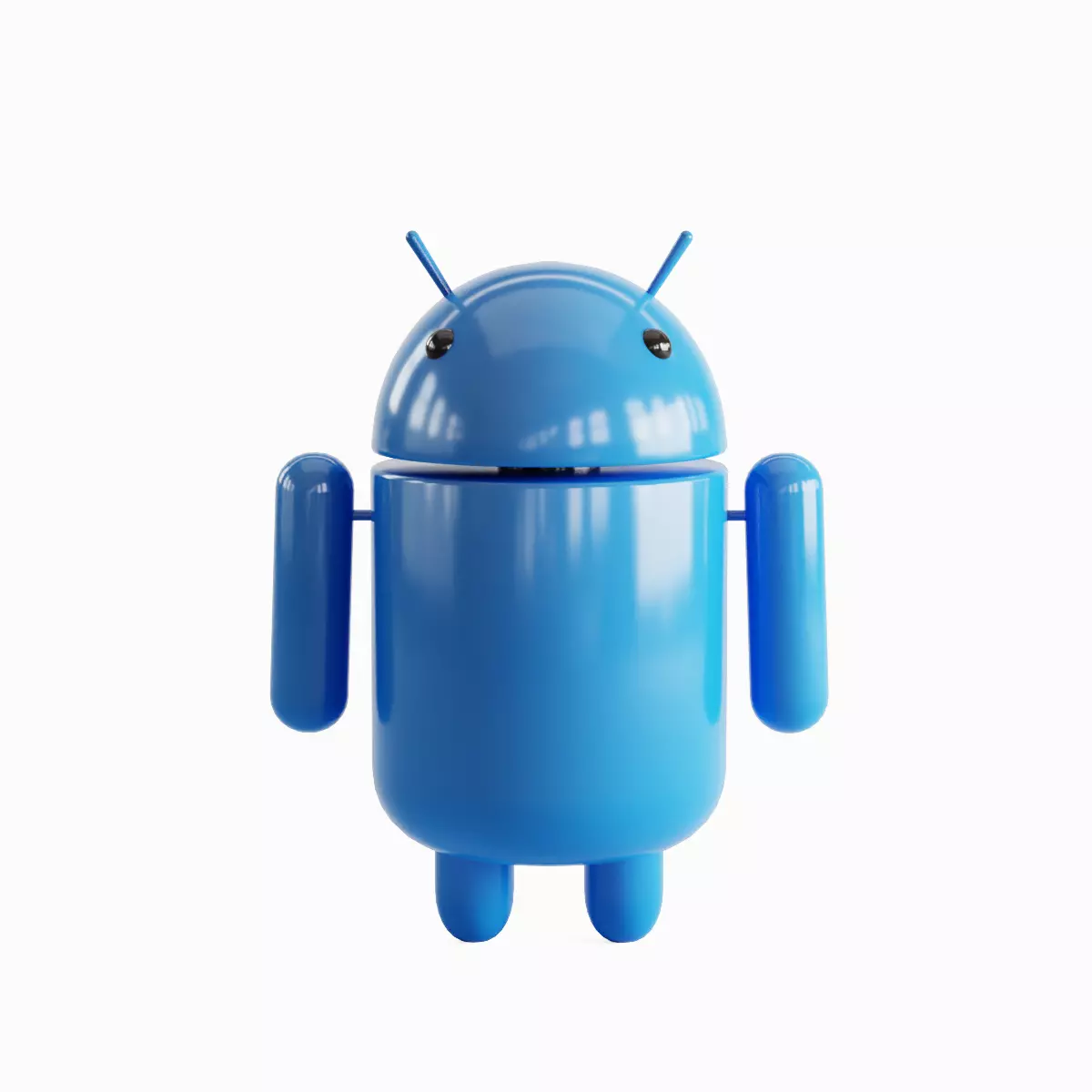 Android Robot 06 Low-poly 3D model_0