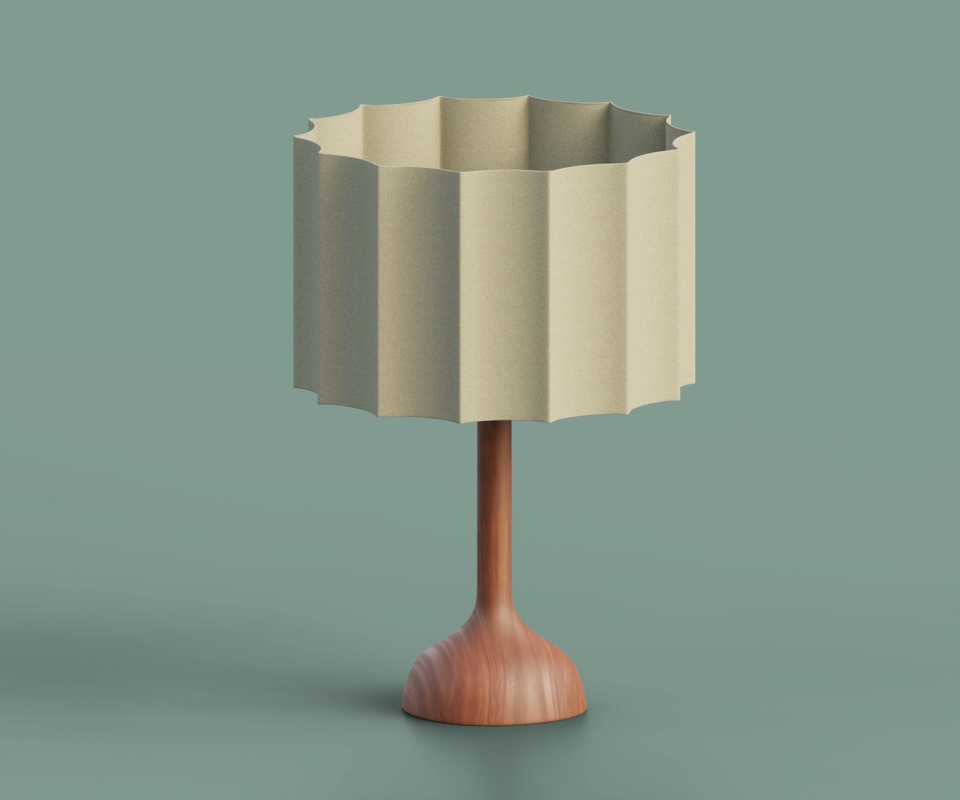 Natural lamp set Low-poly 3D model_2