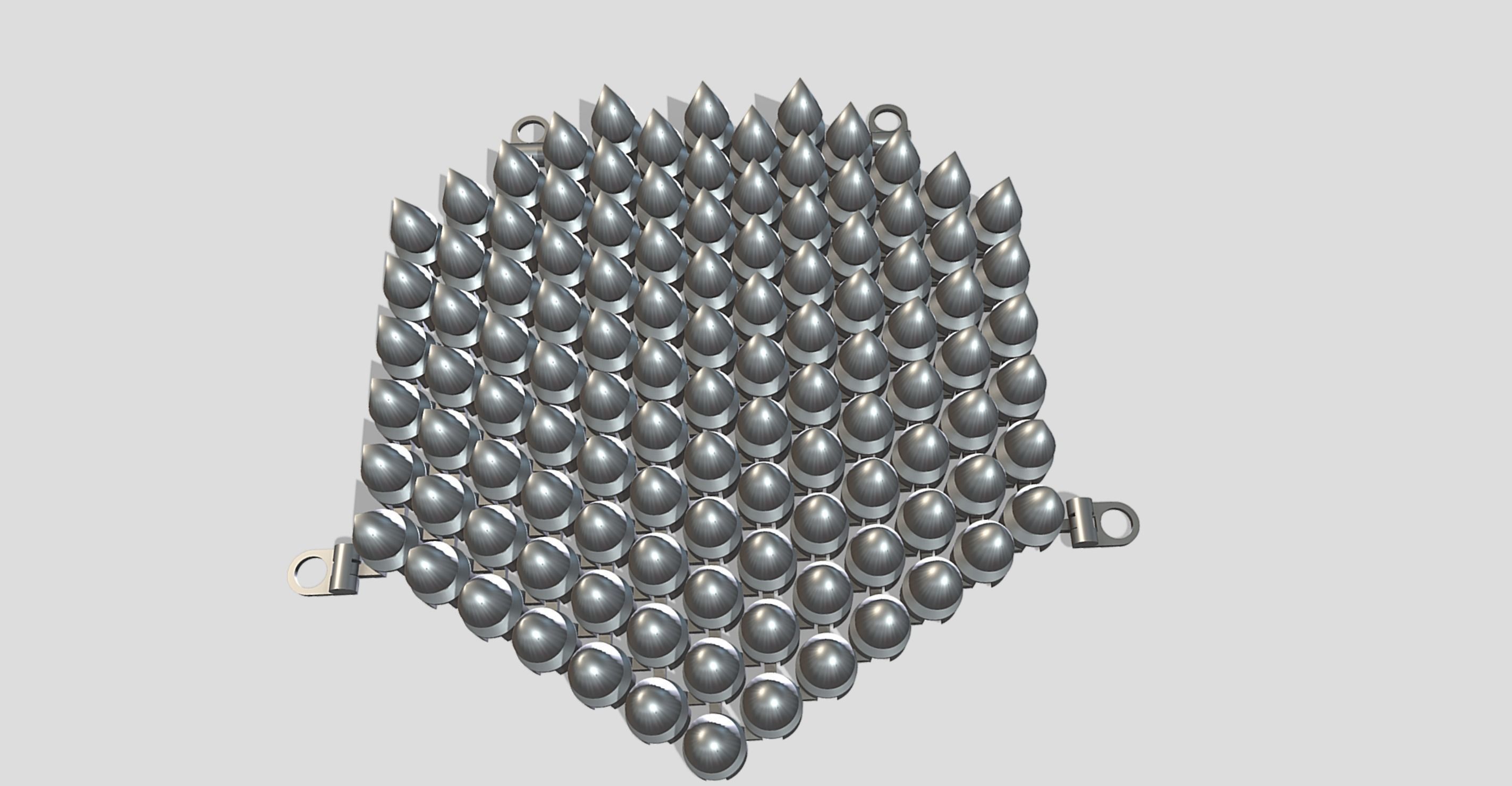 Spiked Mail Armor for Cosplay 3D print model_5