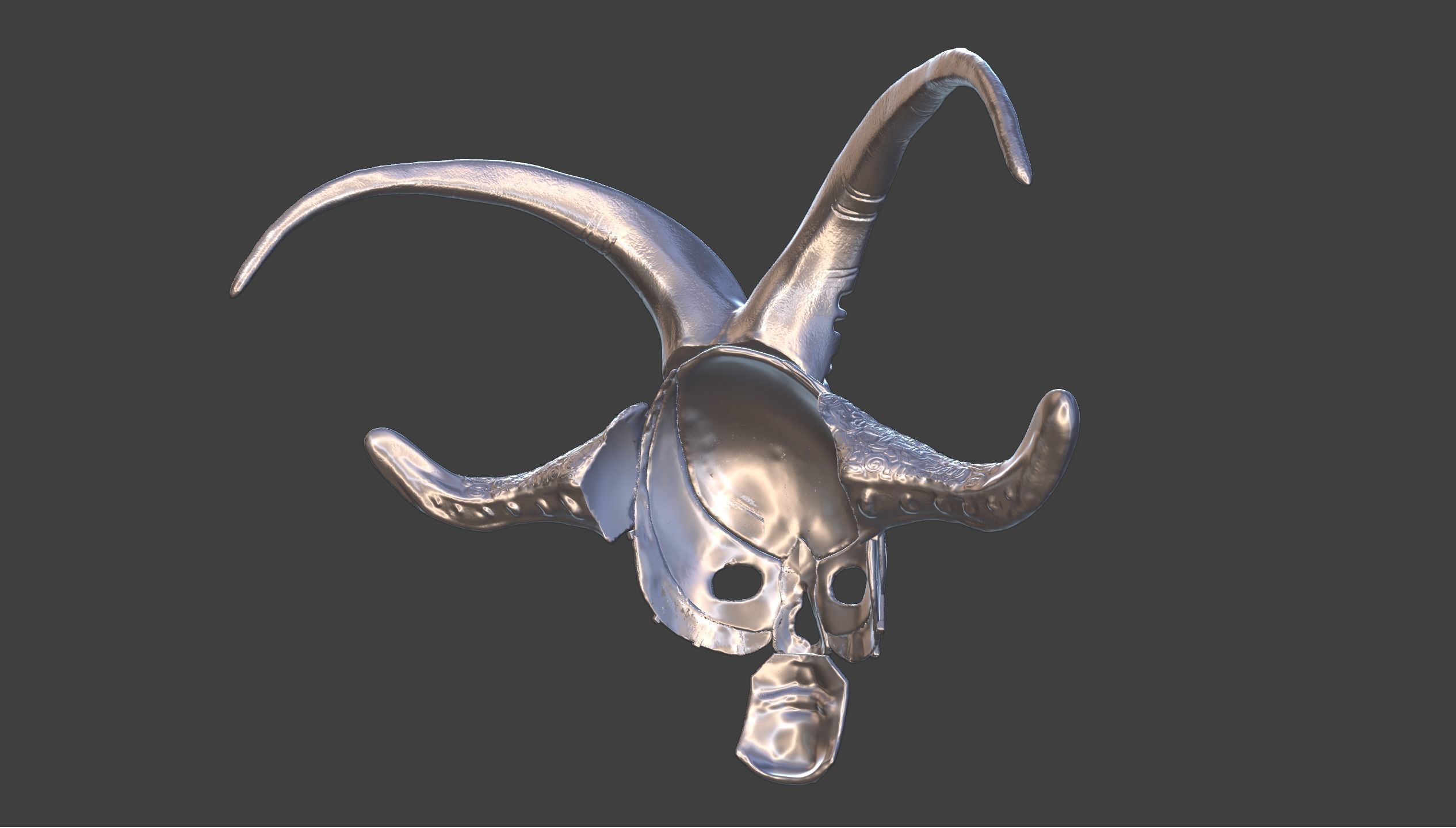 Valkyrie Inspired Fan Art Mask 3D print model_6