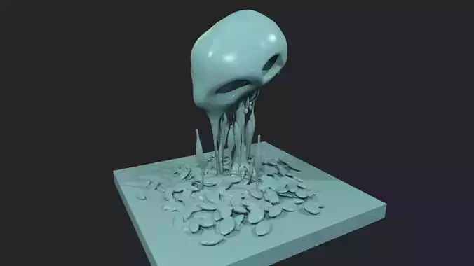 abstract 3D object for background for printing and animation