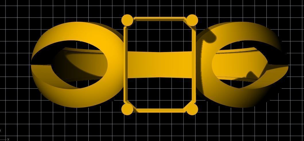 ladies stone ring 3dm file 3D print model_2