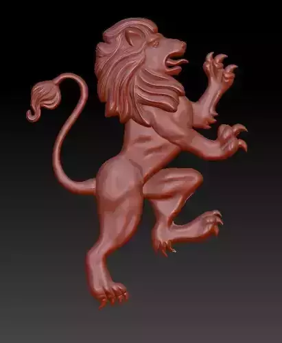 Leon Rampante Heraldico