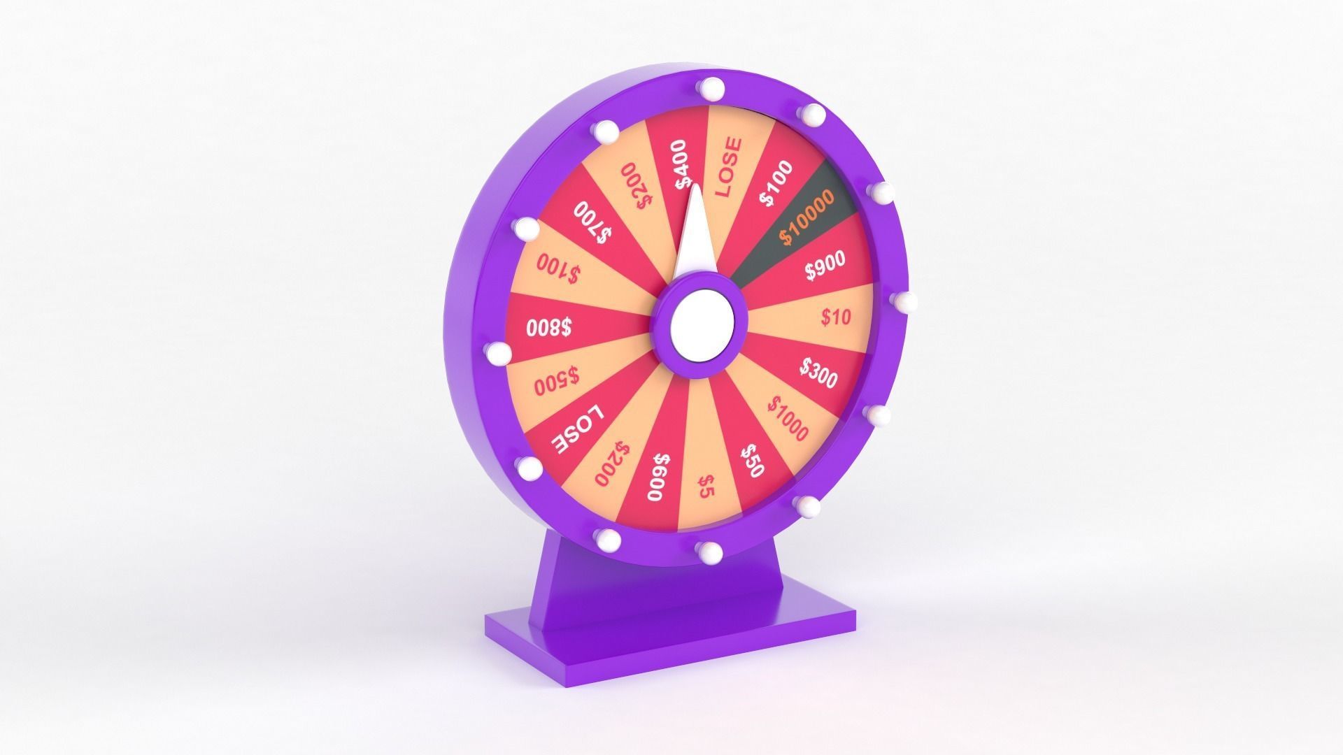 Wheel of Fortune 3D model_4