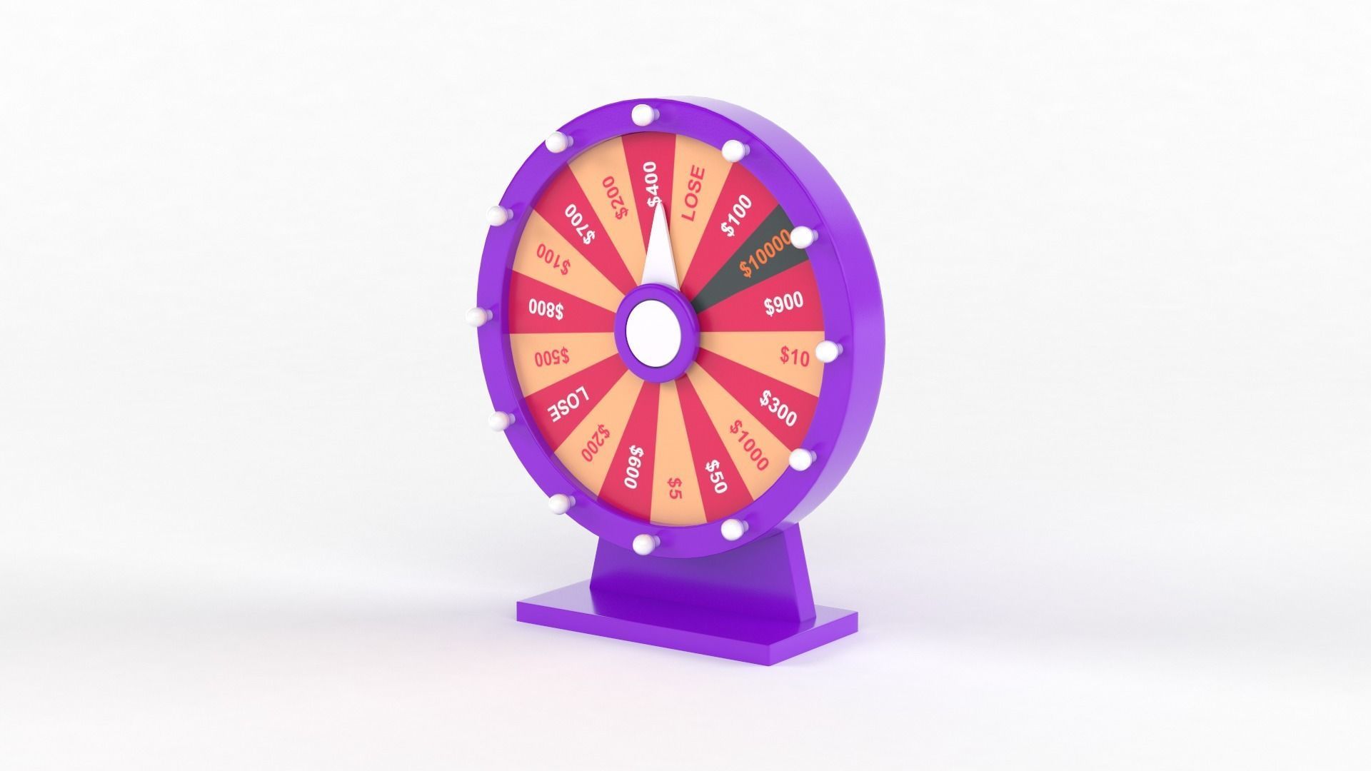 Wheel of Fortune 3D model_2