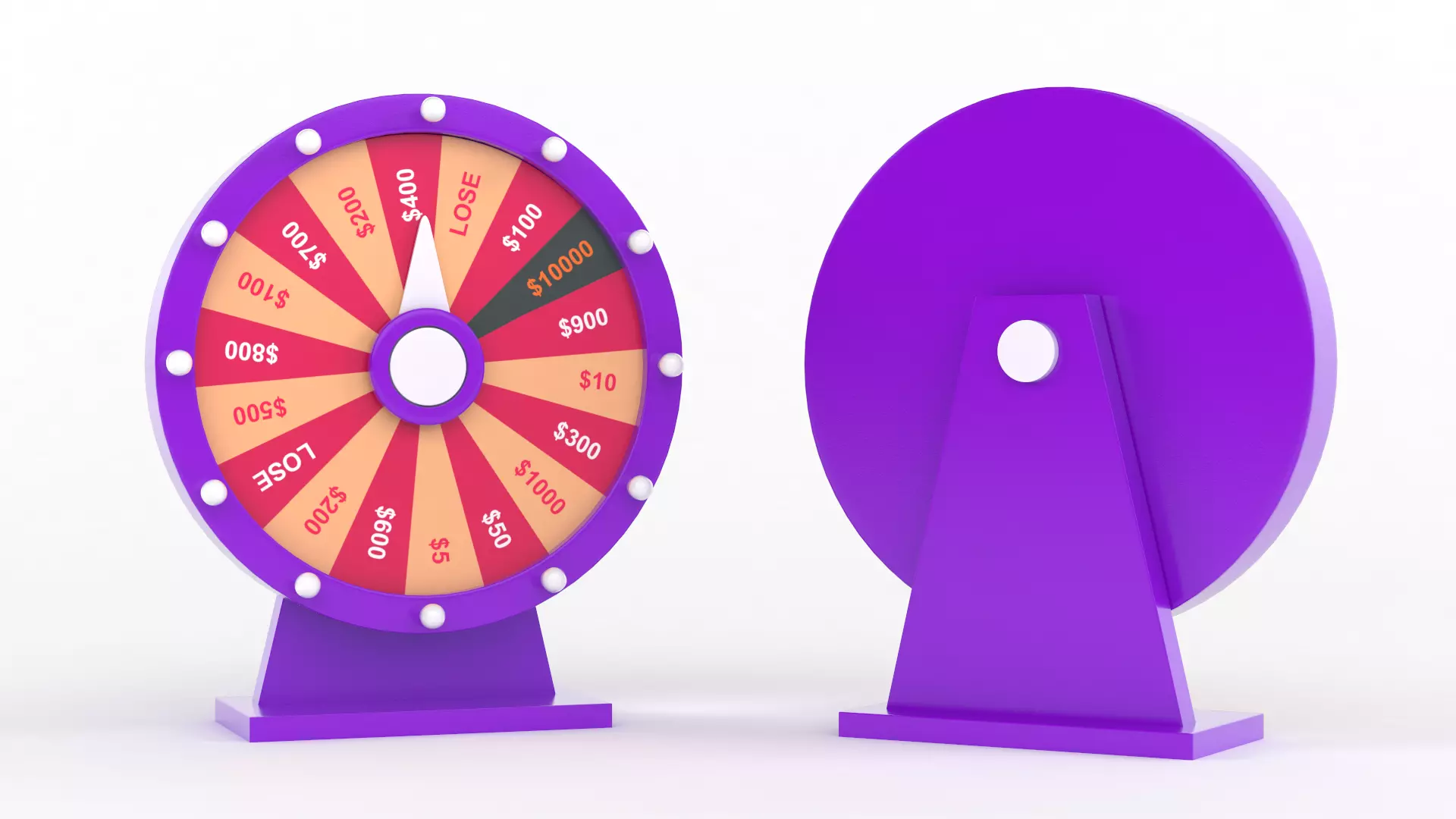 Wheel of Fortune 3D model_0