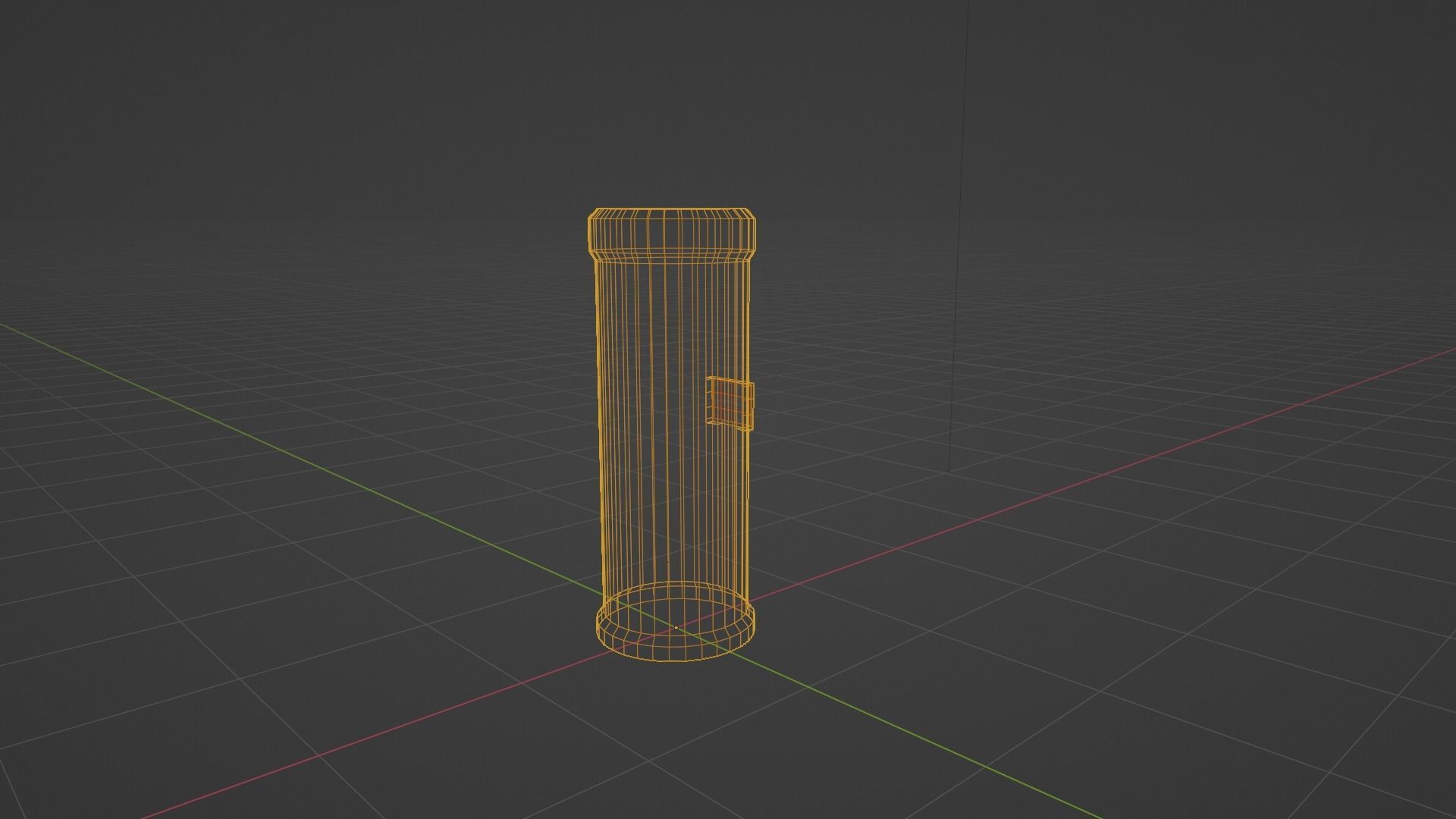 SciFi Laboratory Large Containment Unit Low-poly 3D model_10