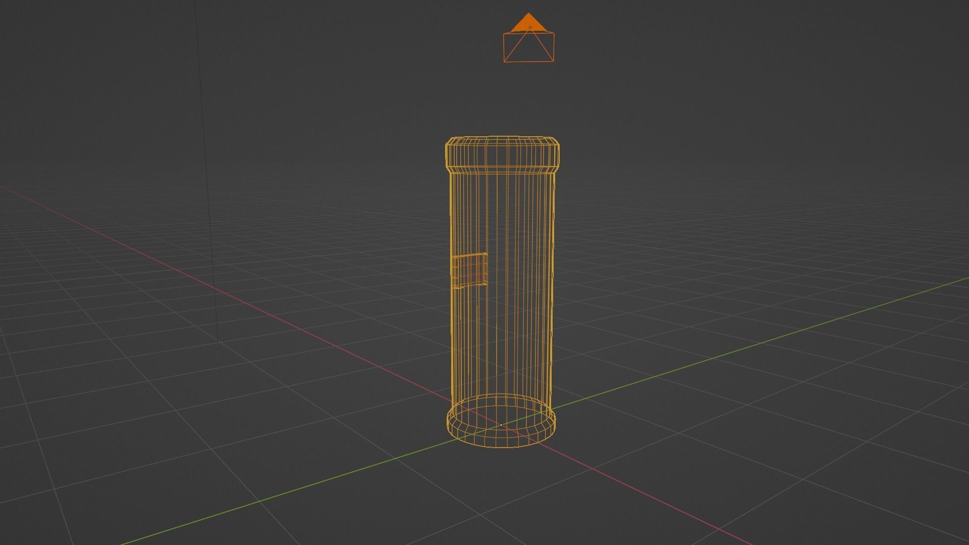 SciFi Laboratory Large Containment Unit Low-poly 3D model_9