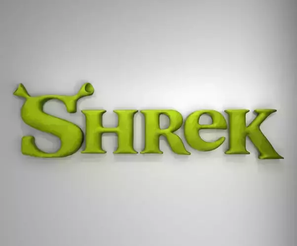 Shrek Lettering
