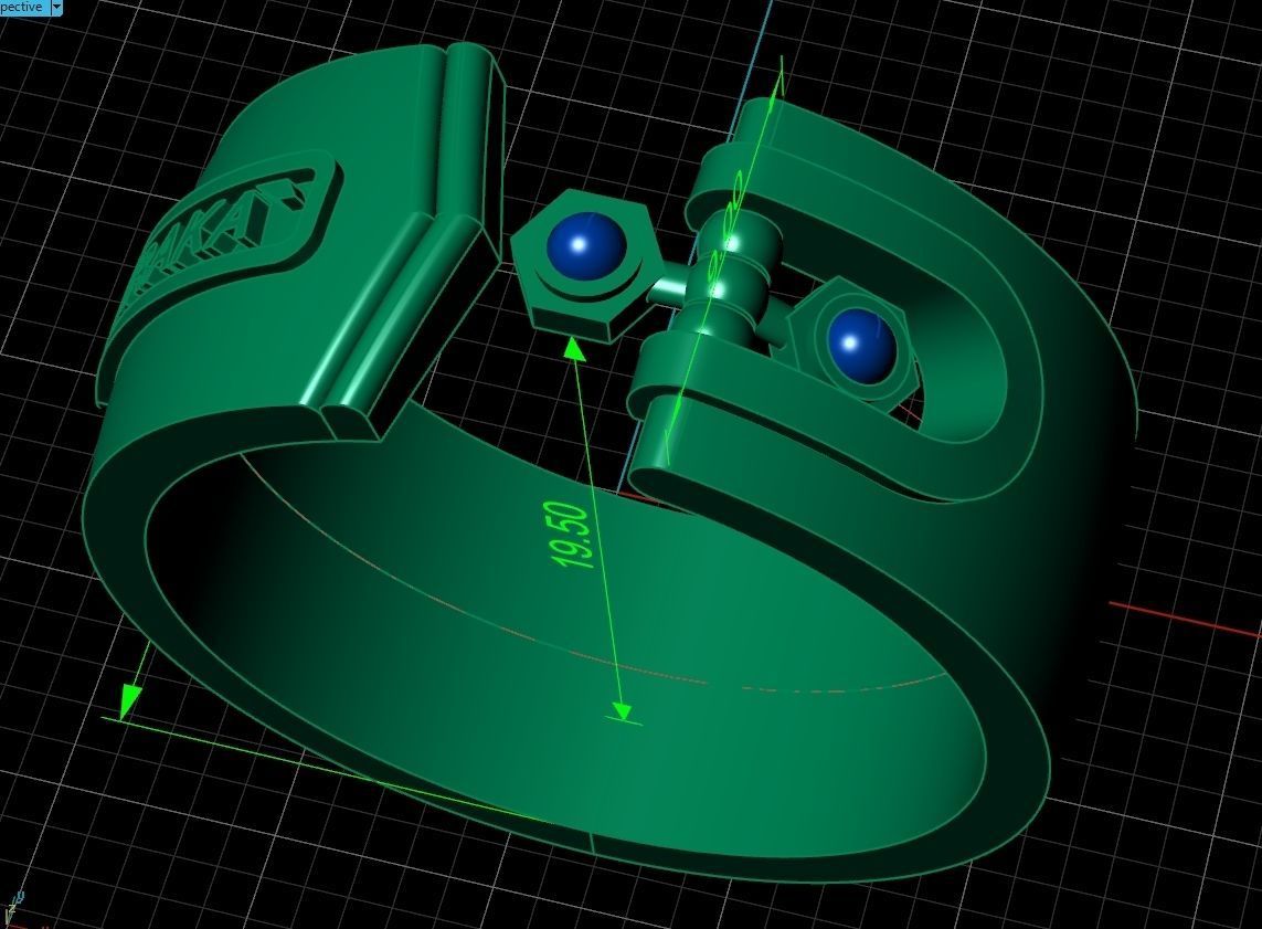 Man Ring Baraka 1259 3D print model_11