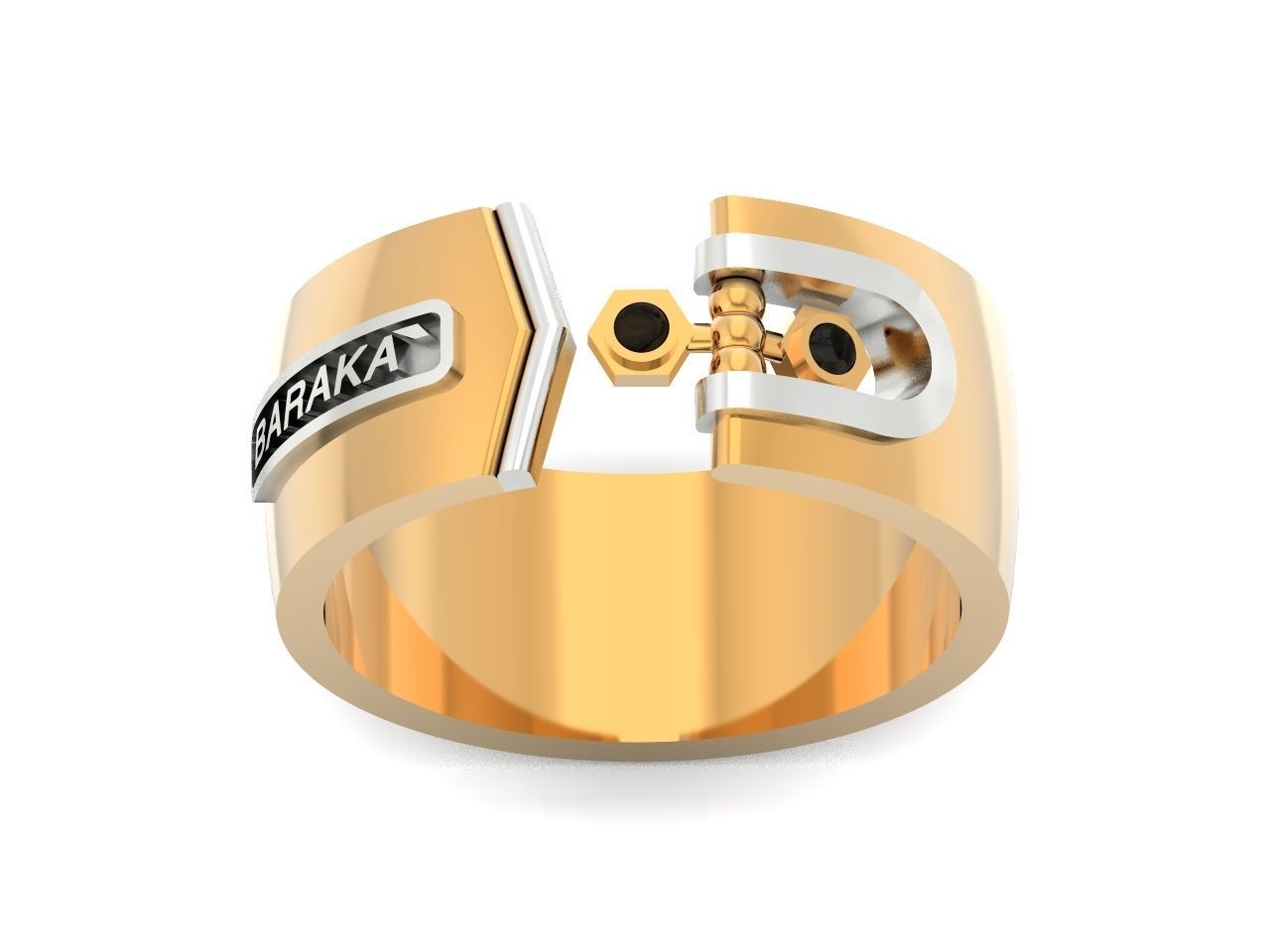 Man Ring Baraka 1259 3D print model_1