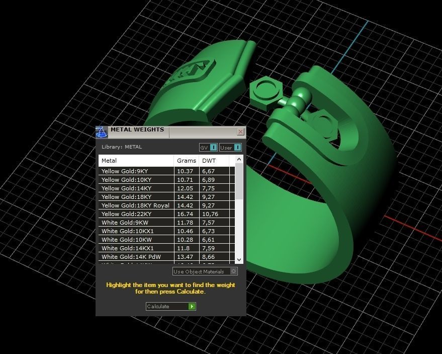 Man Ring Baraka 1259 3D print model_6