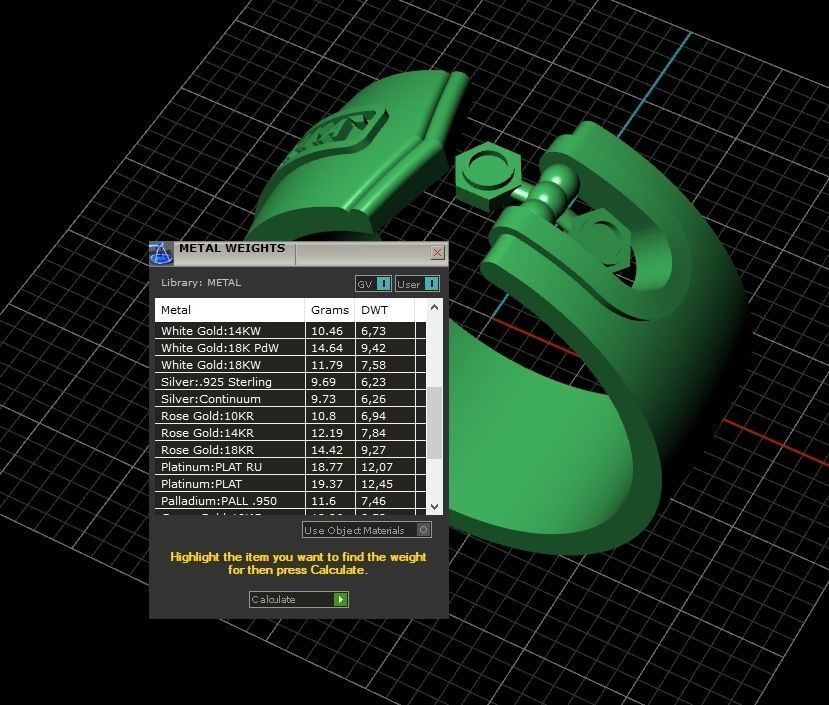 Man Ring Baraka 1259 3D print model_7