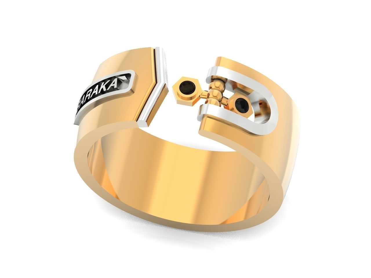 Man Ring Baraka 1259 3D print model_23