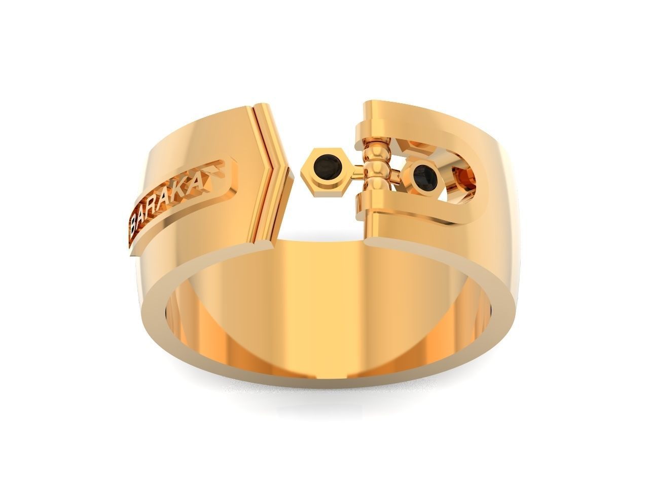 Man Ring Baraka 1259 3D print model_22