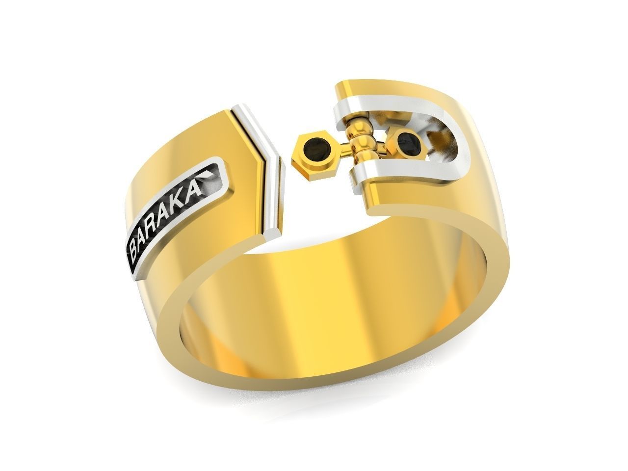 Man Ring Baraka 1259 3D print model_25