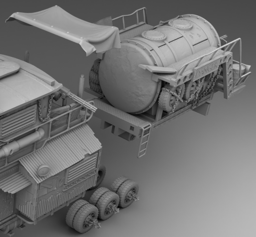 Truck survivors 3D print model_16