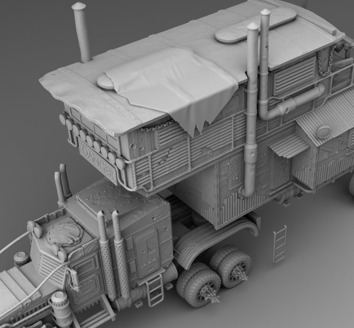 Truck survivors 3D print model_15