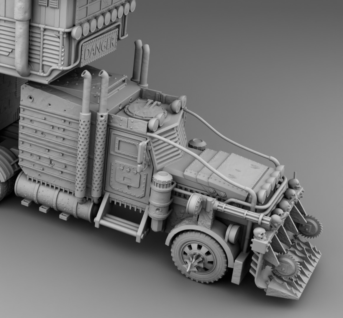 Truck survivors 3D print model_11