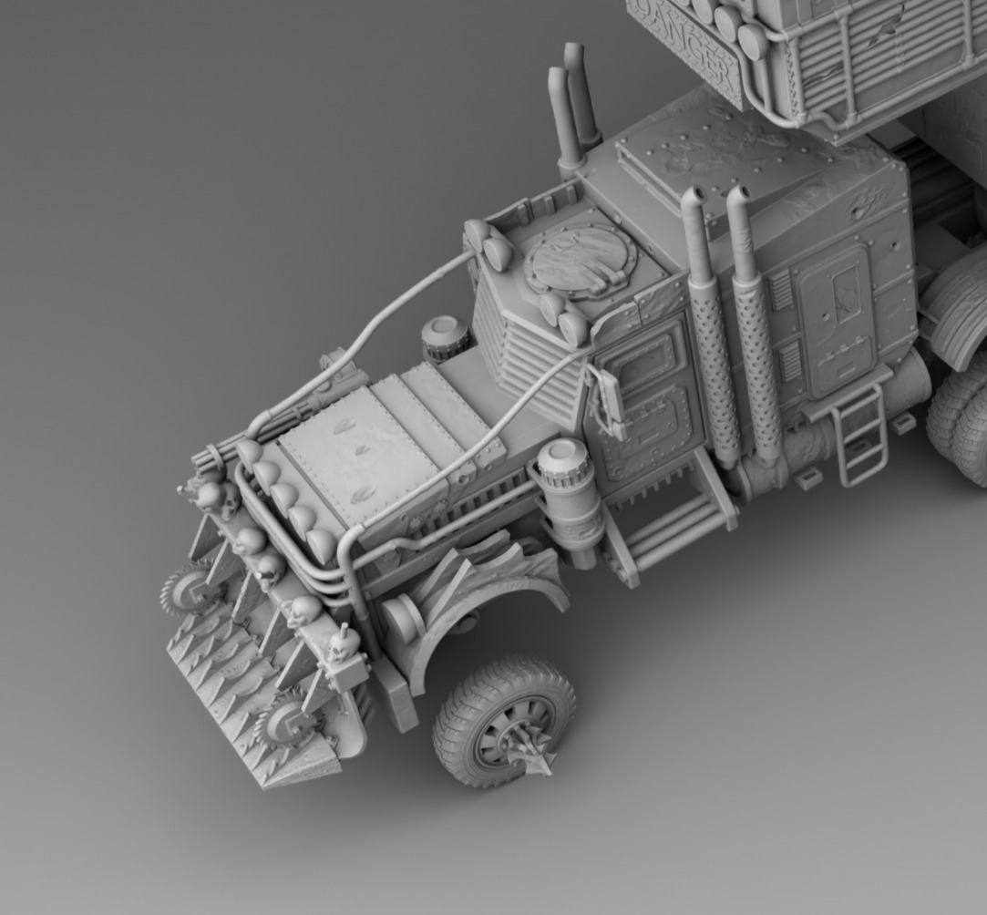 Truck survivors 3D print model_17