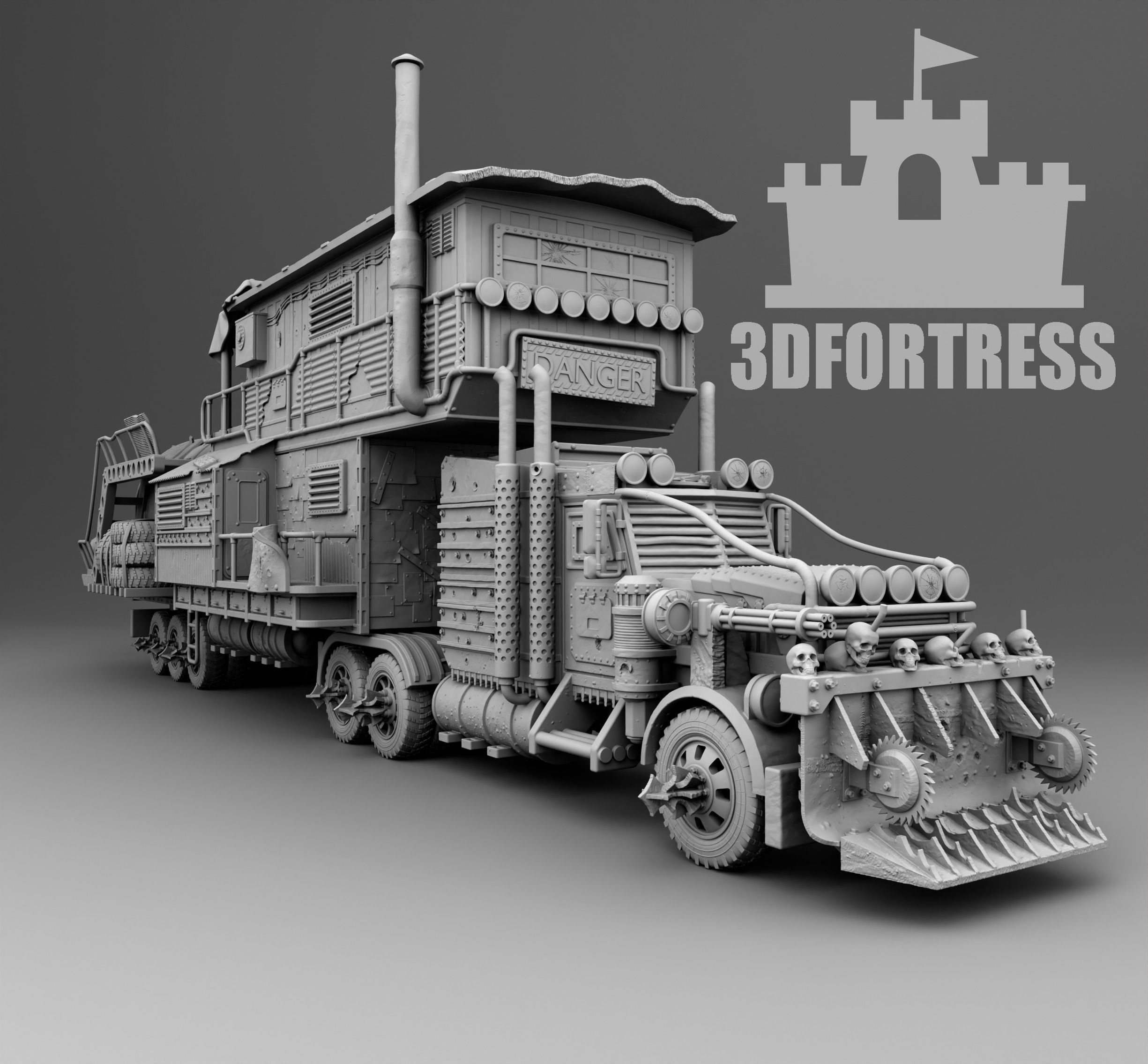 Truck survivors 3D print model_3
