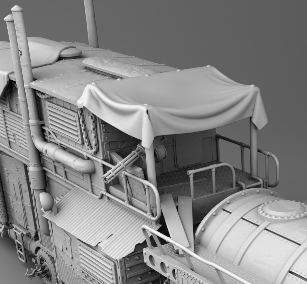 Truck survivors 3D print model_9