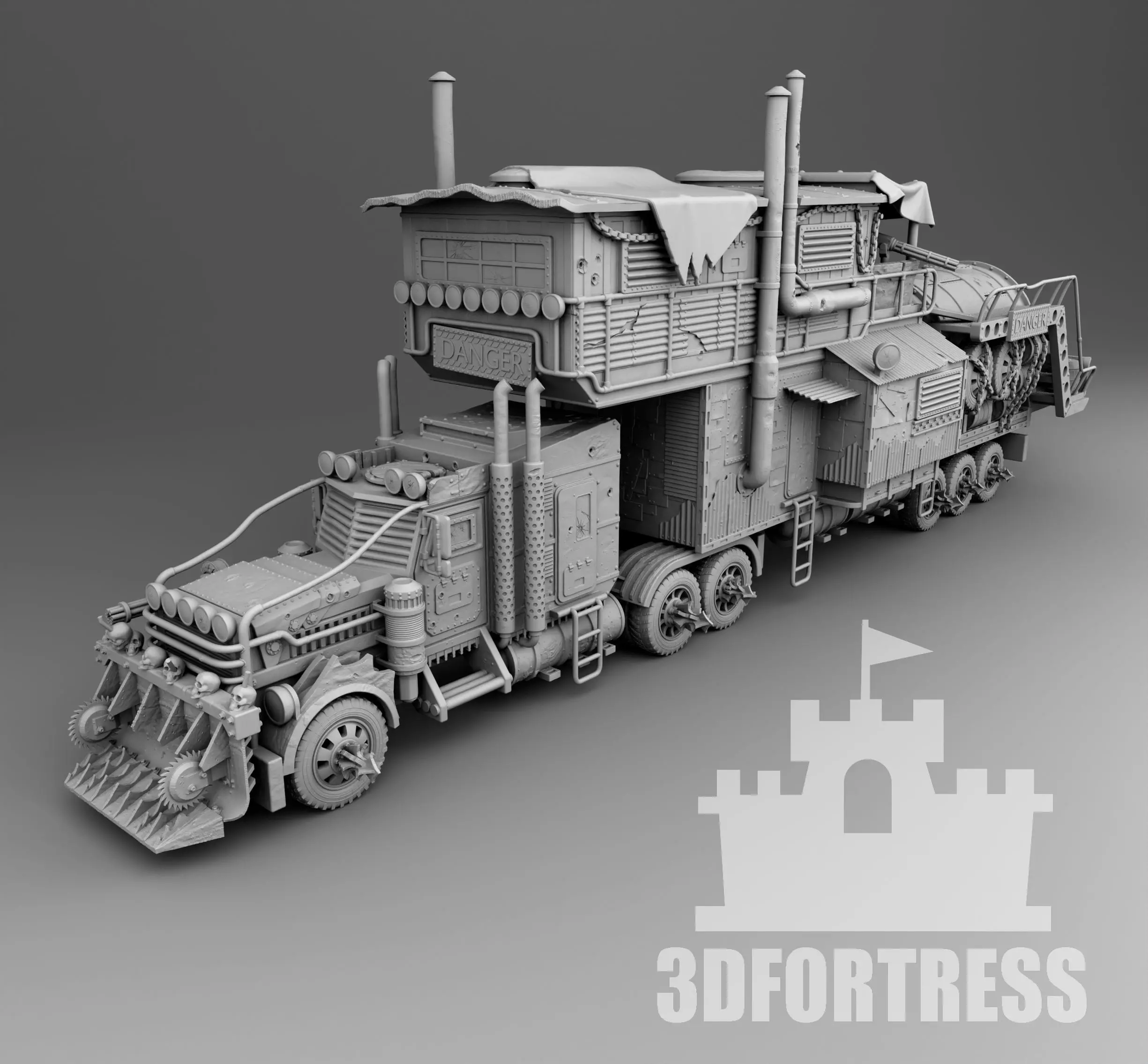 Truck survivors 3D print model_0