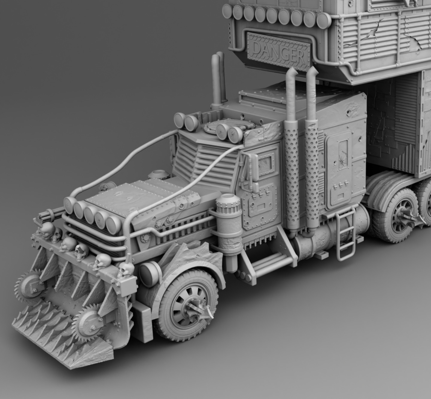 Truck survivors 3D print model_7