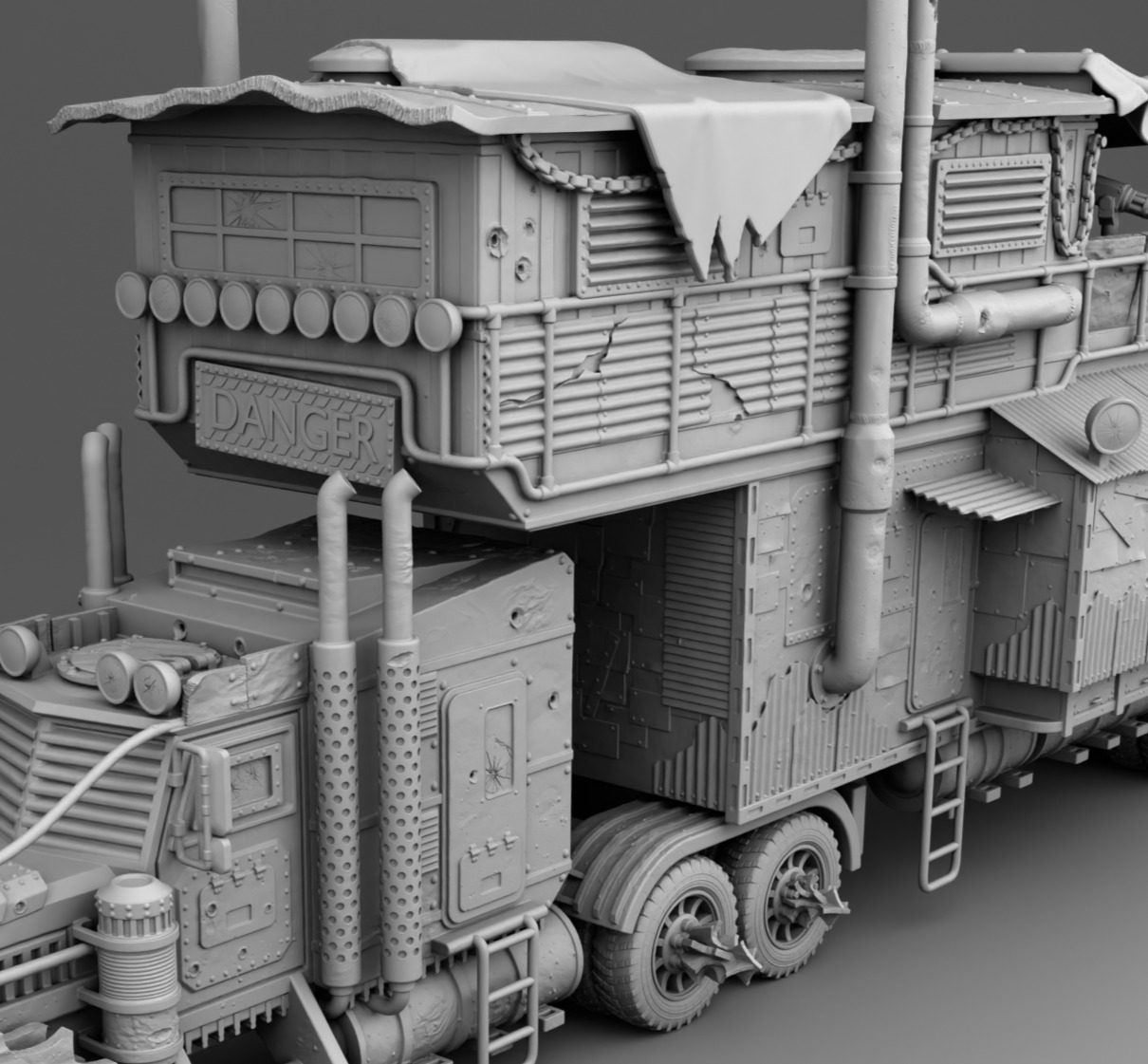 Truck survivors 3D print model_6