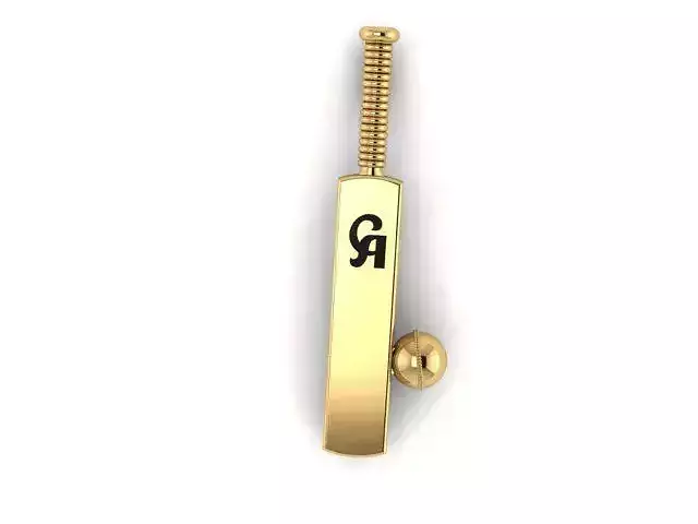 cricket batball pandent