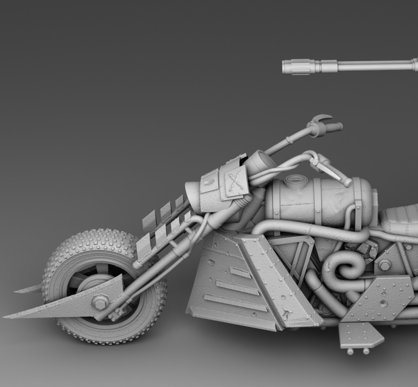 Tricke survivor 3D print model_4