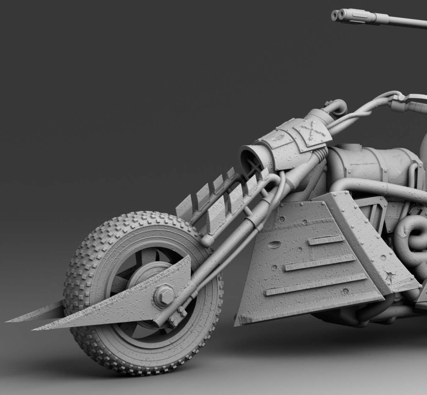 Tricke survivor 3D print model_13