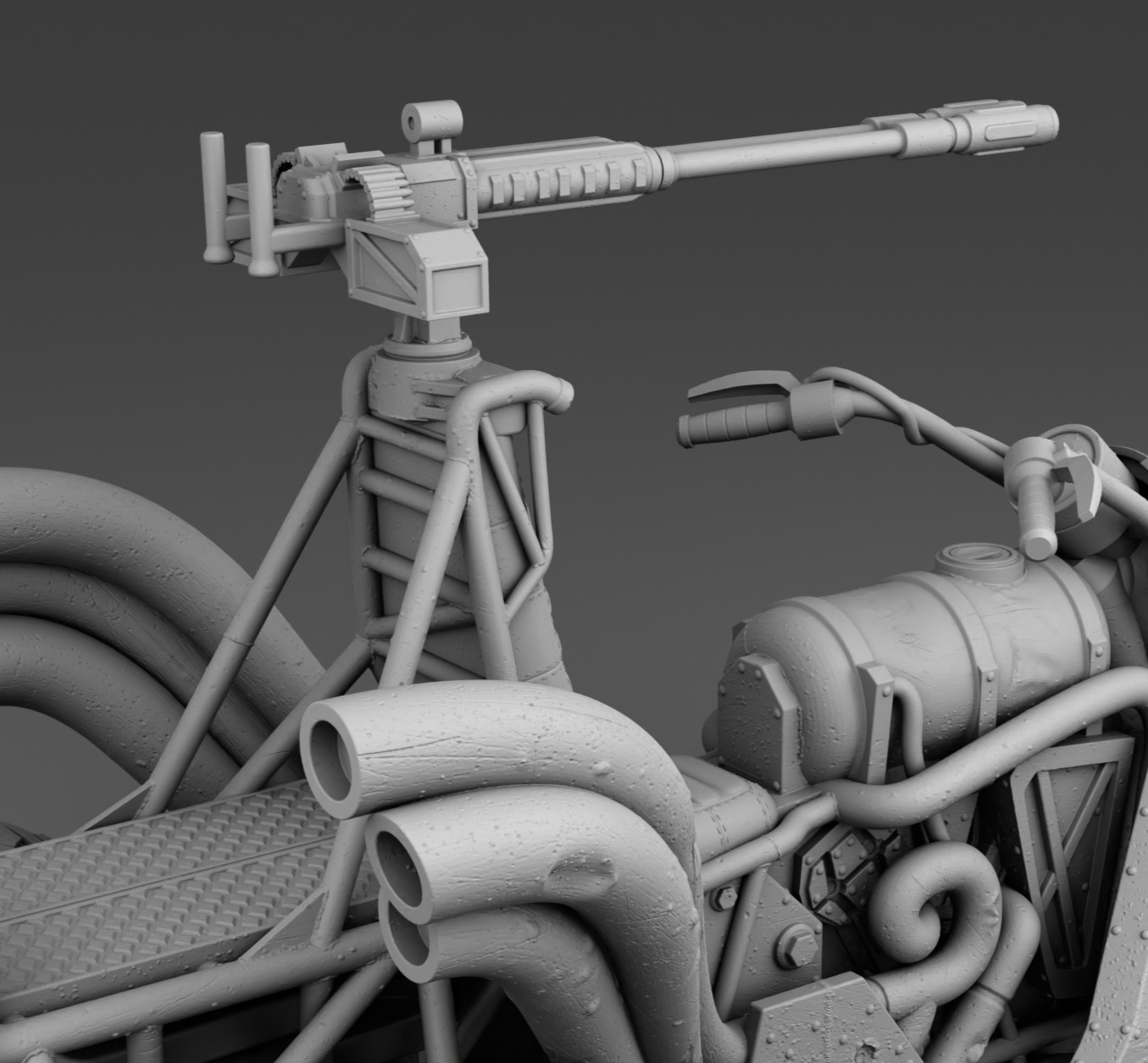 Tricke survivor 3D print model_9