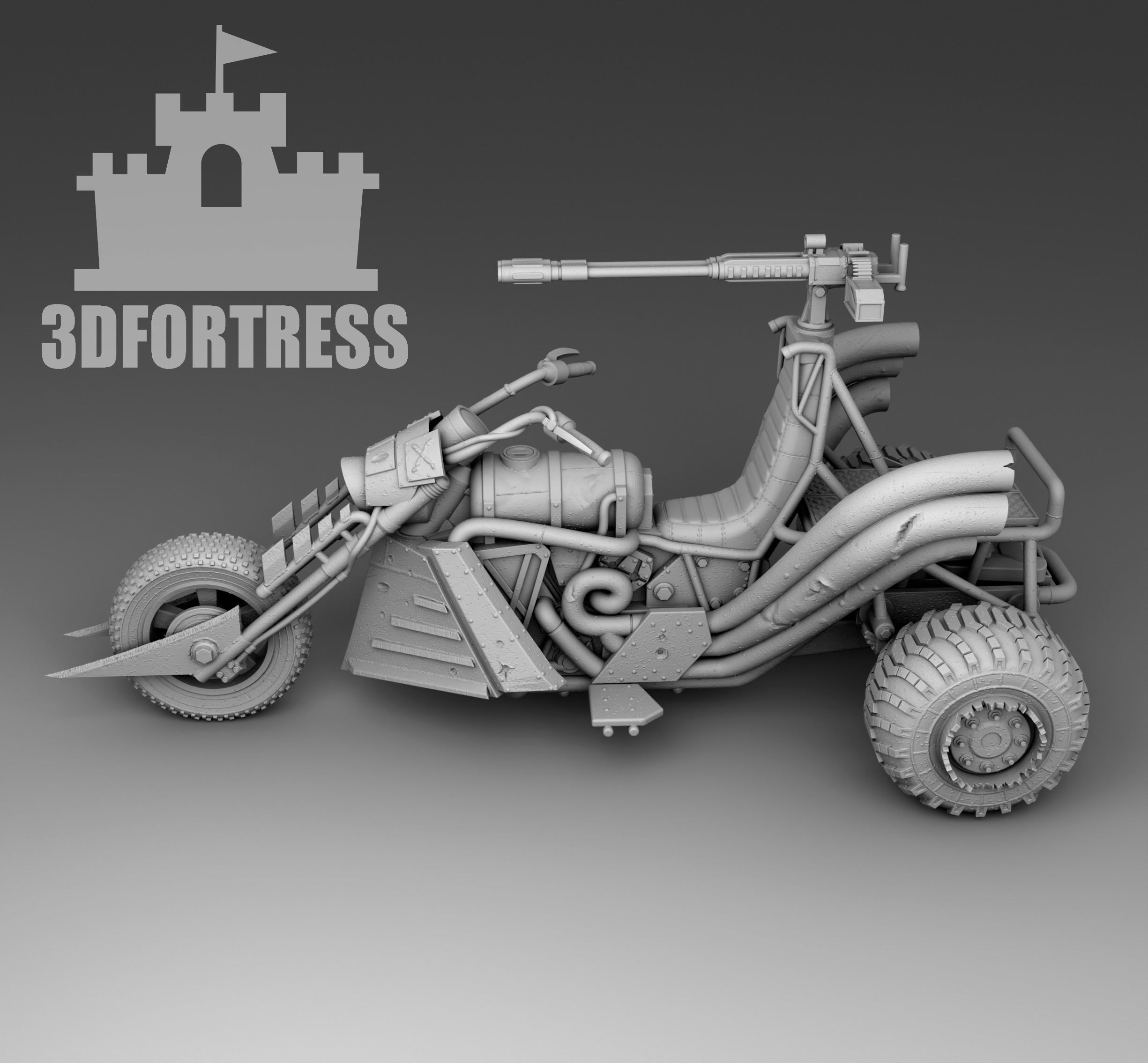 Tricke survivor 3D print model_1