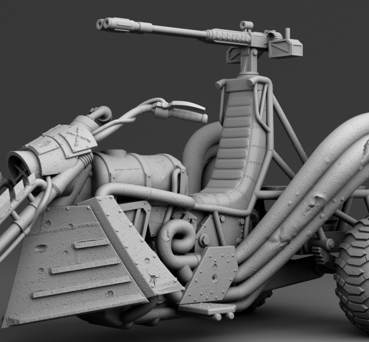 Tricke survivor 3D print model_12