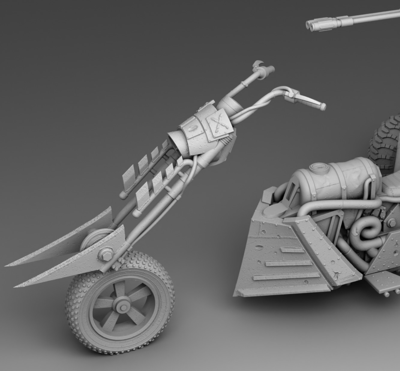 Tricke survivor 3D print model_6