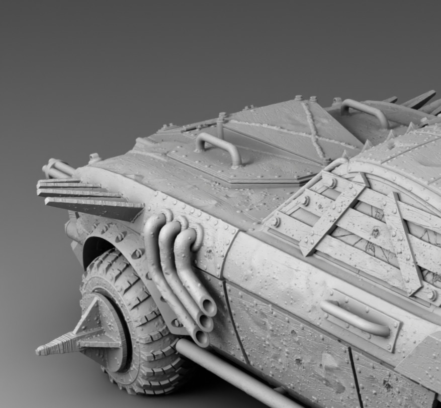 Tough guy 39s car 3D print model_10