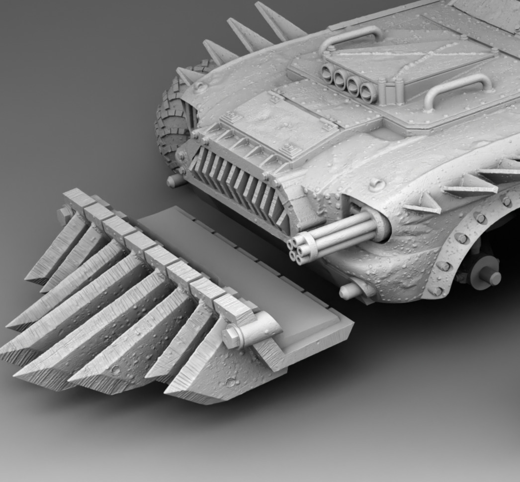 Tough guy 39s car 3D print model_15