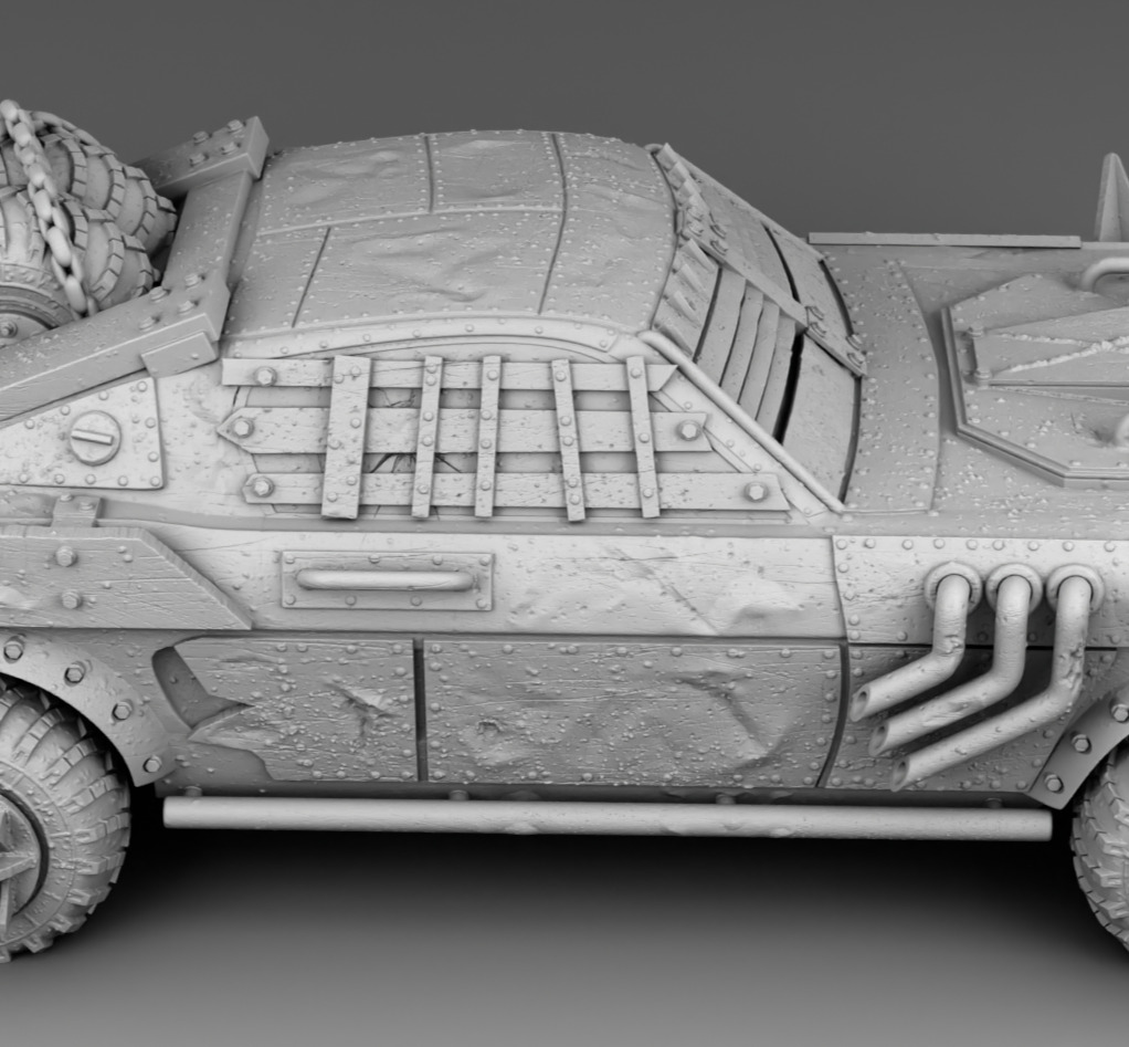 Tough guy 39s car 3D print model_12