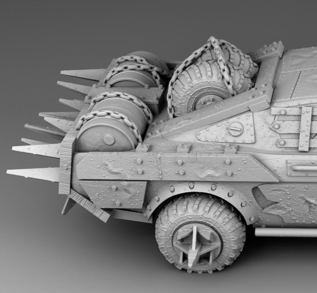 Tough guy 39s car 3D print model_13