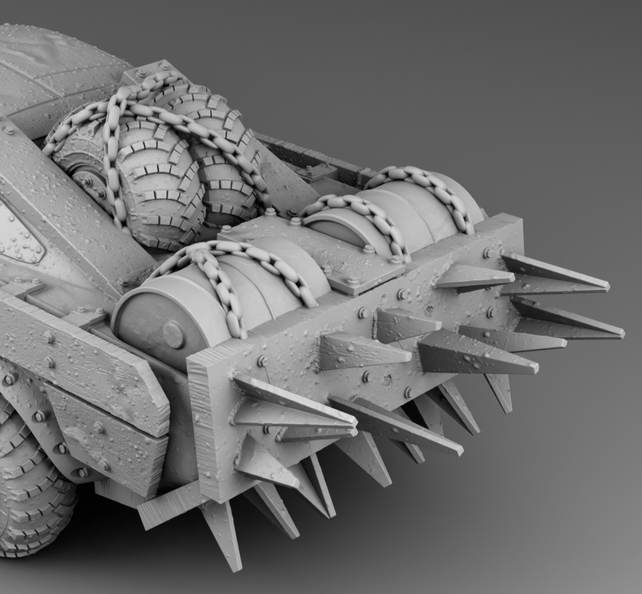 Tough guy 39s car 3D print model_7