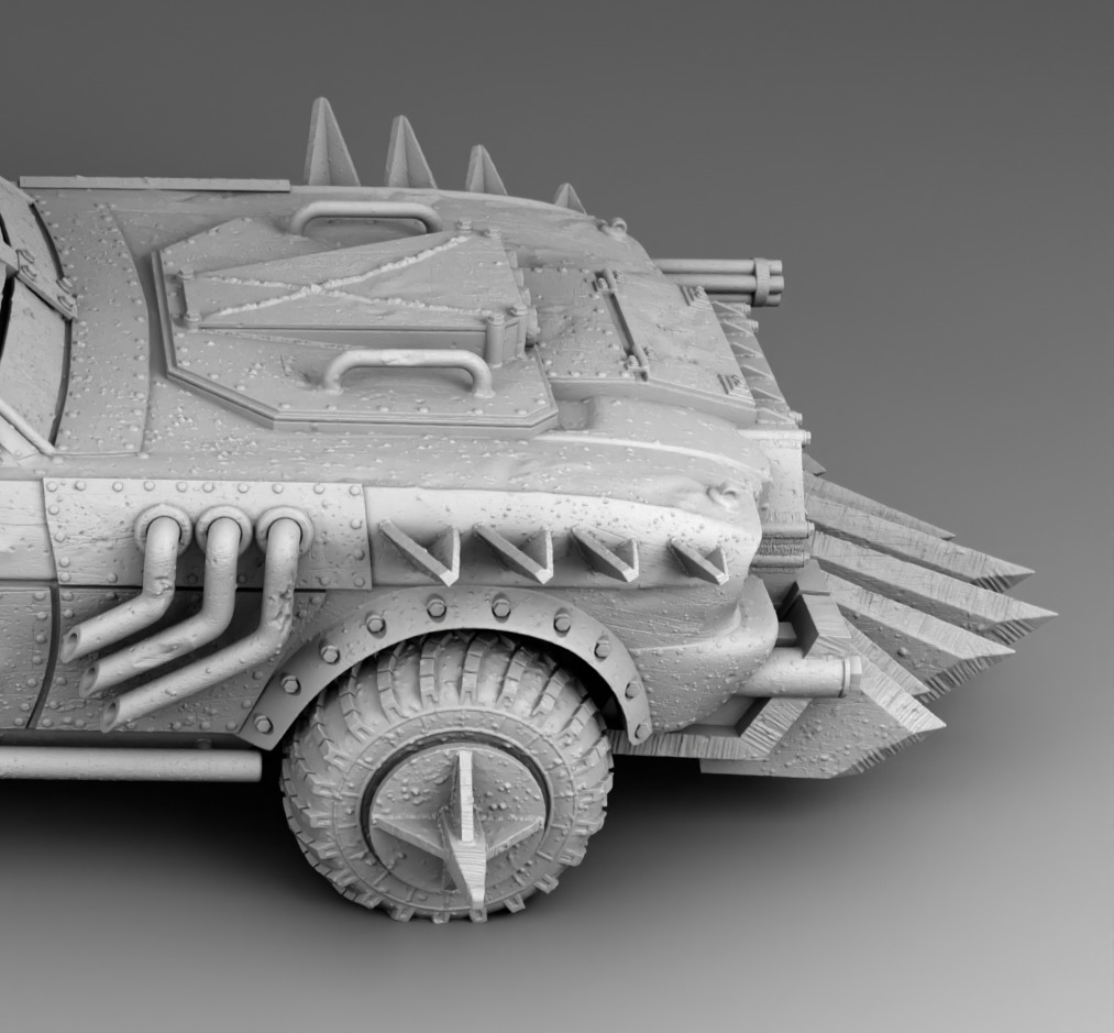 Tough guy 39s car 3D print model_11