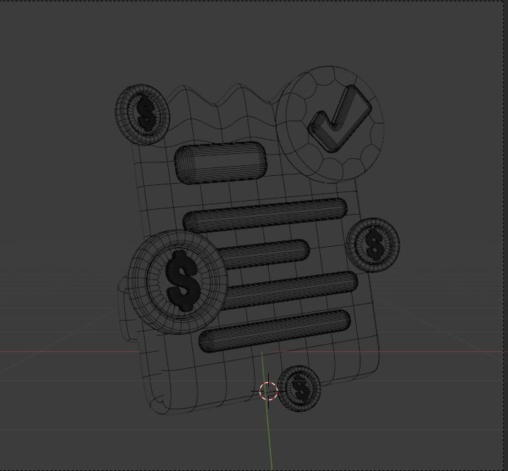Payment Transaction 3d Illustration  Icon Pack 3D model_35