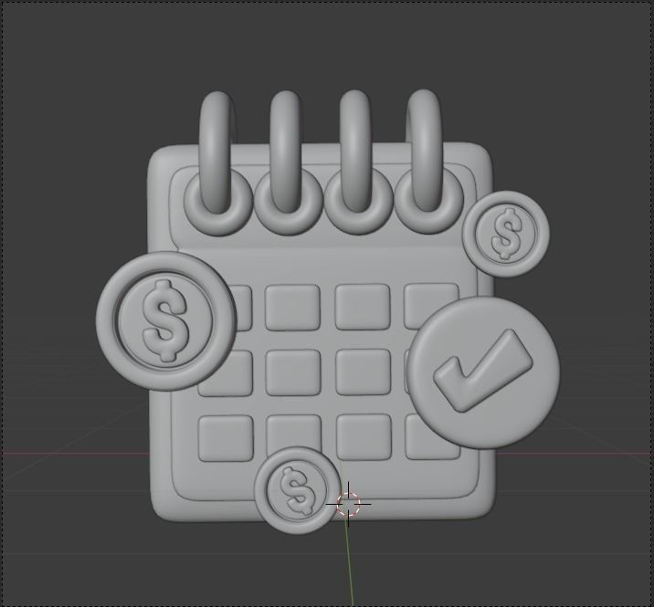 Payment Transaction 3d Illustration  Icon Pack 3D model_46