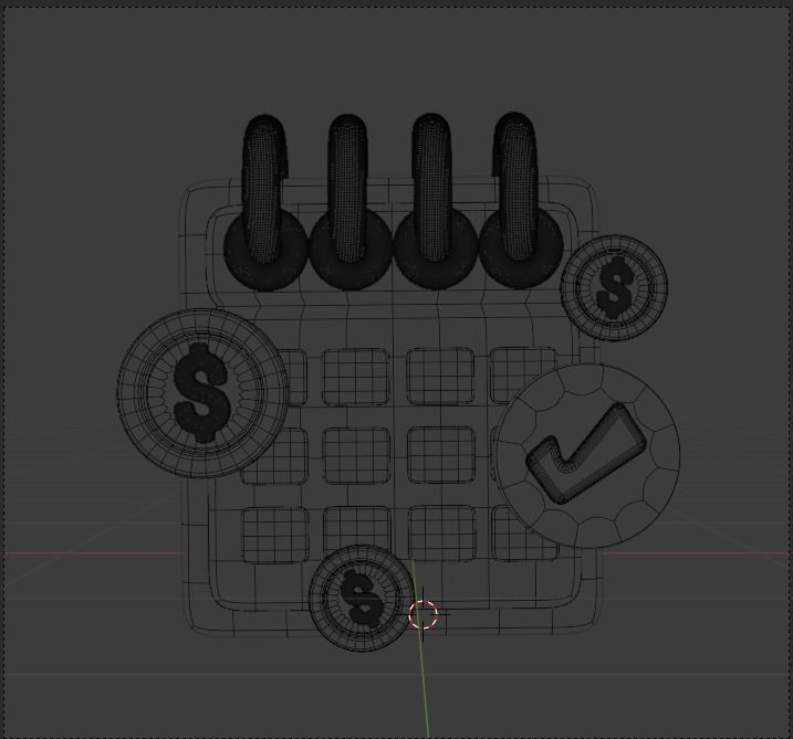 Payment Transaction 3d Illustration  Icon Pack 3D model_43