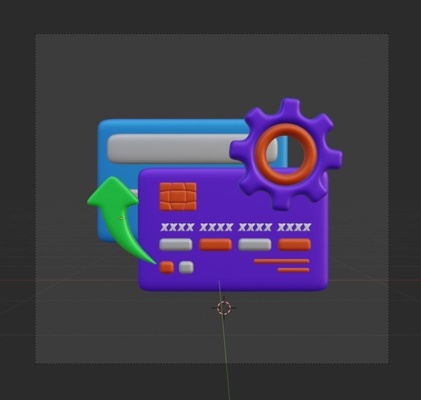 Payment Transaction 3d Illustration  Icon Pack 3D model_37