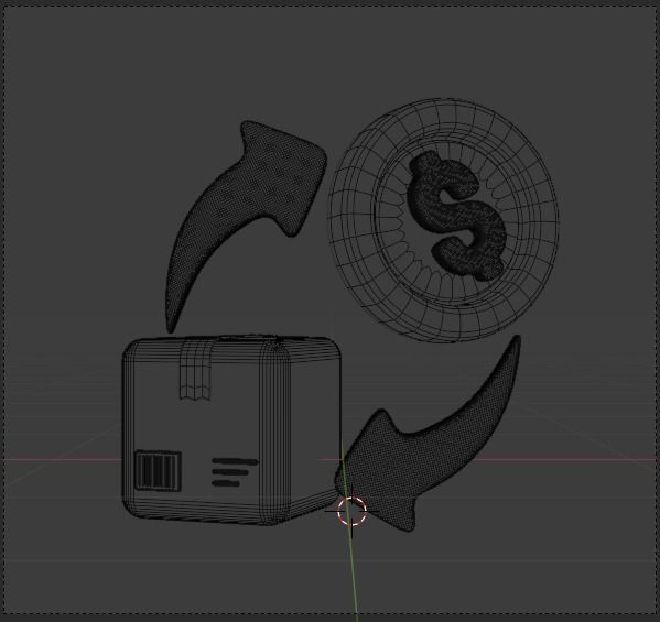 Payment Transaction 3d Illustration  Icon Pack 3D model_52