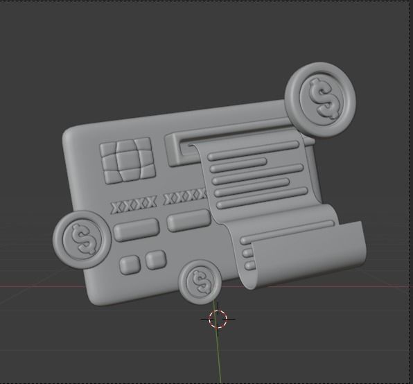 Payment Transaction 3d Illustration  Icon Pack 3D model_48