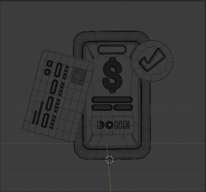Payment Transaction 3d Illustration  Icon Pack 3D model_10